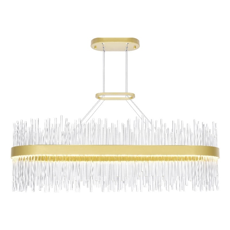 CWI Lighting Genevieve Transitional Metal LED Chandelier in Medallion Gold