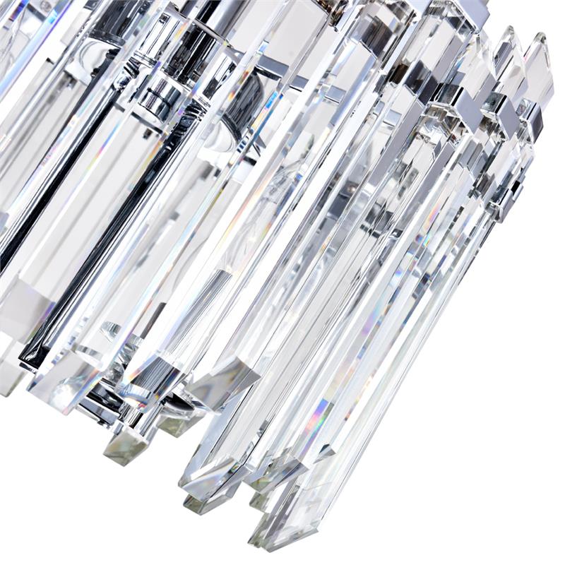 CWI Lighting Henrietta 4 Light Transitional Metal Chandelier in Chrome