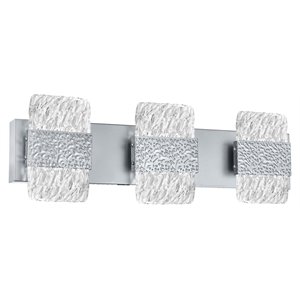 cwi lighting carolina 3 light contemporary metal wall sconce in pewter