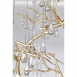 CWI Lighting Anita 12 Light Transitional Metal Chandelier in Gold Leaf