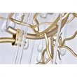 CWI Lighting Anita 12 Light Transitional Metal Chandelier in Gold Leaf