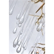 CWI Lighting Anita 12 Light Transitional Metal Chandelier in Gold Leaf