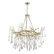 CWI Lighting Anita 12 Light Transitional Metal Chandelier in Gold