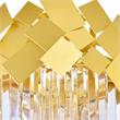 CWI Lighting Panache 10 Light Down Contemporary Metal Chandelier in Gold