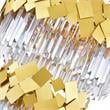 CWI Lighting Panache 10 Light Down Contemporary Metal Chandelier in Gold