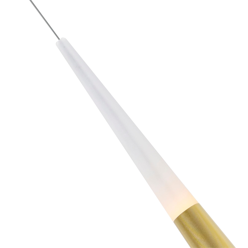 CWI Lighting Andes Contemporary Metal LED Pool Table Light in Satin Gold