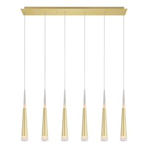 CWI Lighting Andes Contemporary Metal LED Pool Table Light in Satin Gold