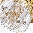 CWI Lighting Deco 12 Light Down Contemporary Metal Chandelier in Gold