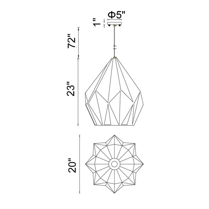 CWI Lighting Oxide 1 Light Down Contemporary Metal Pendant in Black/Copper