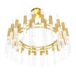 CWI Lighting Orgue 72 LED Light Metal Chandelier in Satin Gold