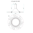 CWI Lighting Collar 28 Light Contemporary Metal Chandelier in Satin Gold