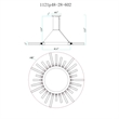 CWI Lighting Collar 28 Light Contemporary Metal Chandelier in Satin Gold