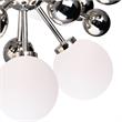 CWI Lighting Element 8 Light Contemporary Metal Chandelier in Nickel