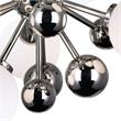 CWI Lighting Element 8 Light Contemporary Metal Chandelier in Nickel