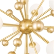 CWI Lighting Element 11 Light Contemporary Metal Chandelier in Sun Gold