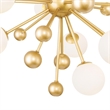 CWI Lighting Element 11 Light Contemporary Metal Chandelier in Sun Gold