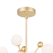 CWI Lighting Element 11 Light Contemporary Metal Chandelier in Sun Gold