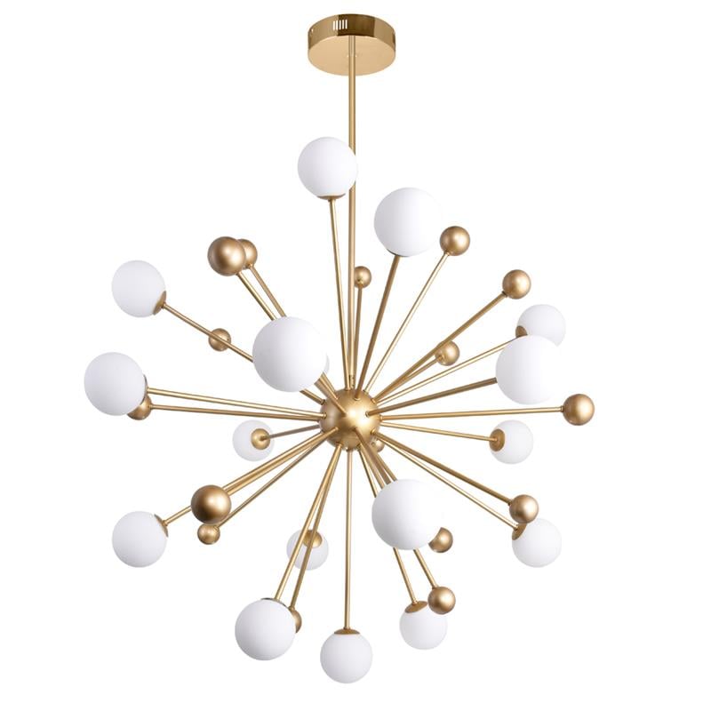 CWI Lighting Element 17 Light Contemporary Metal Chandelier in Sun Gold