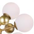CWI Lighting Element 17 Light Contemporary Metal Chandelier in Sun Gold