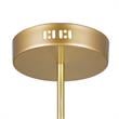 CWI Lighting Element 17 Light Contemporary Metal Chandelier in Sun Gold