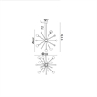CWI Lighting Element 17 Light Contemporary Metal Chandelier in Nickel