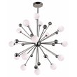 CWI Lighting Element 17 Light Contemporary Metal Chandelier in Nickel