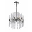 CWI Lighting Miroir 3 Light Transitional Metal Mini Chandelier in Nickel