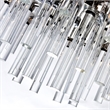 CWI Lighting Miroir 8 Light Transitional Metal Chandelier in Polished Nickel