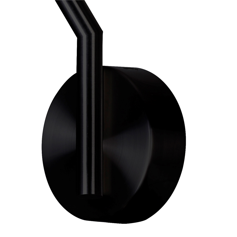 CWI Lighting Flute 1 Light Contemporary Metal LED Wall Sconce in Black