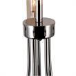 CWI Lighting Meduse 5 Light Contemporary Metal Chandelier in Polished Nickel