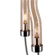 CWI Lighting Meduse 5 Light Contemporary Metal Chandelier in Polished Nickel