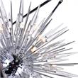 CWI Lighting Starburst 20 Light Contemporary Metal Chandelier in Black
