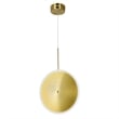 CWI Lighting Ovni Contemporary Metal LED Mini Pendant in Brass