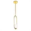 CWI Lighting Celeste 1 Light Contemporary Metal Mini Pendant in Gold
