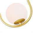 CWI Lighting Celeste 1 Light Contemporary Metal Mini Pendant in Gold
