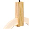 CWI Lighting Anello Contemporary Metal LED Pendant in White Oak