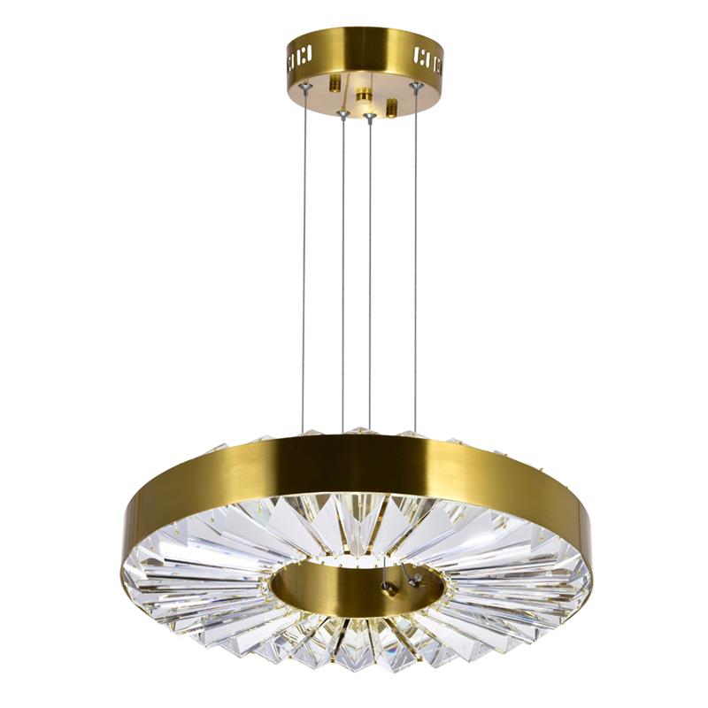 CWI Lighting Bjoux Contemporary Metal LED Chandelier in Brass