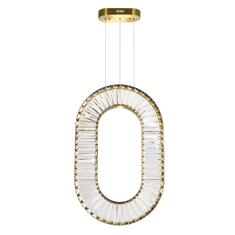 CWI Lighting Bjoux Contemporary Metal LED Chandelier in Brass