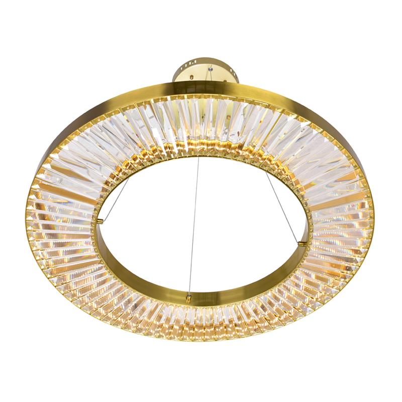 CWI Lighting BjouxContemporary Metal LED Chandelier in Brass