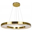 CWI Lighting BjouxContemporary Metal LED Chandelier in Brass