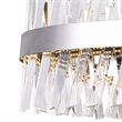 CWI Lighting Glace Contemporary Metal LED Metal Chandelier in Chrome