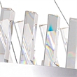 CWI Lighting Glace Contemporary Metal LED Metal Chandelier in Chrome