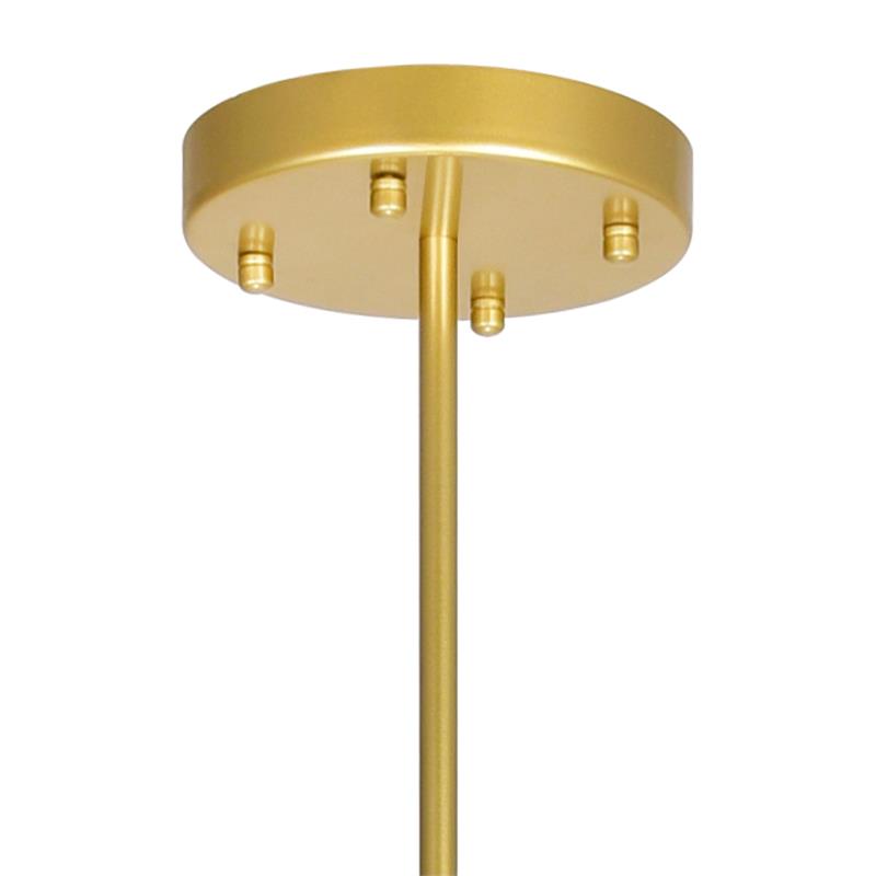 CWI Lighting Compass 10 Light Contemporary Metal Chandelier in Gold