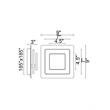 CWI Lighting Private I Metal LED Integrated Fixture Sconce in Matte White