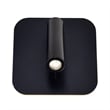 CWI Lighting Private I Contemporary Metal LED Sconce with Dimmer in Black