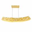 CWI Lighting Gondola Contemporary Metal LED Chandelier in Satin Gold