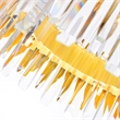 CWI Lighting Cityscape 18 Light Contemporary Metal Chandelier in Satin Gold