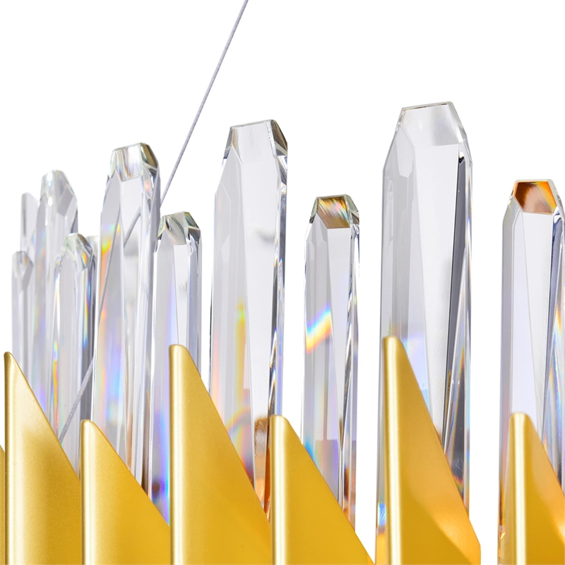 CWI Lighting Cityscape 24 Light Contemporary Metal Chandelier in Satin Gold