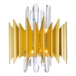 CWI Lighting Cityscape 5 Light Contemporary Metal Wall Sconce in Satin Gold