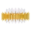 CWI Lighting Cityscape 7 Light Metal Light Wall Sconce in Satin Gold